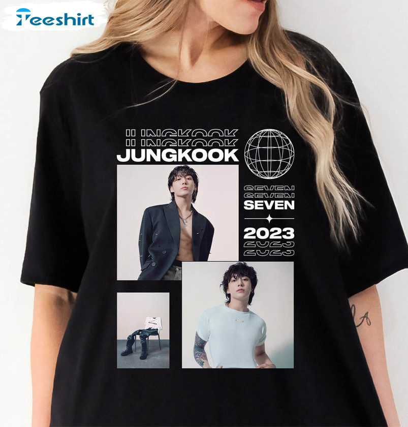 Jungkook Seven Single Kpop Shirt, Jungkook Retro Unisex Hoodie Sweater