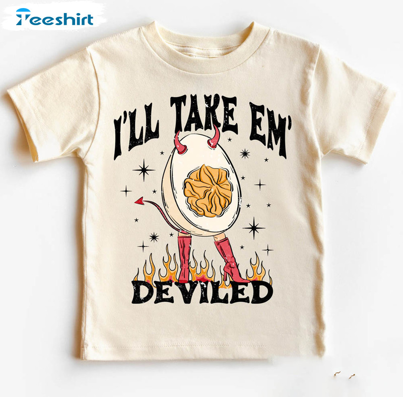 I'll Take Them Deviled Shirt, Thanksgiving Sweater Unisex T-shirt