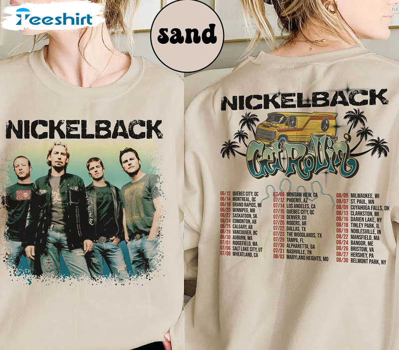 Nickelback Music Shirt, Vintage Get Rollin Unisex Hoodie Tee Tops