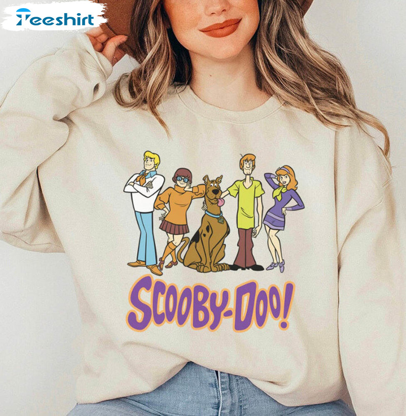 Scooby Doo Scooby Doo Funny Shirt, Vintage Cartoon Unisex T-shirt Long Sleeve