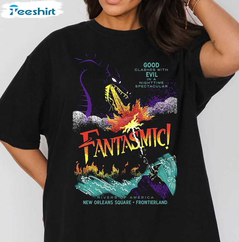 Disney Fantasmic Shirt, Disneyland And Walt Disney Tee Tops Unisex T-shirt