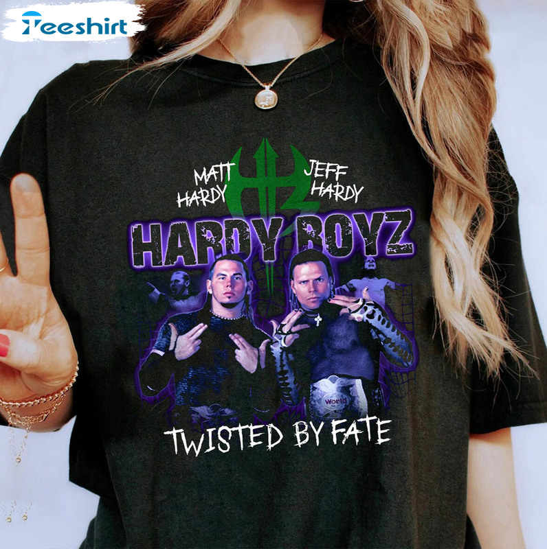 Vintage Pro Wrestling Hardy Boyz Shirt, Jeff Hardy Matt Hardy Unisex Hoodie Long Sleeve