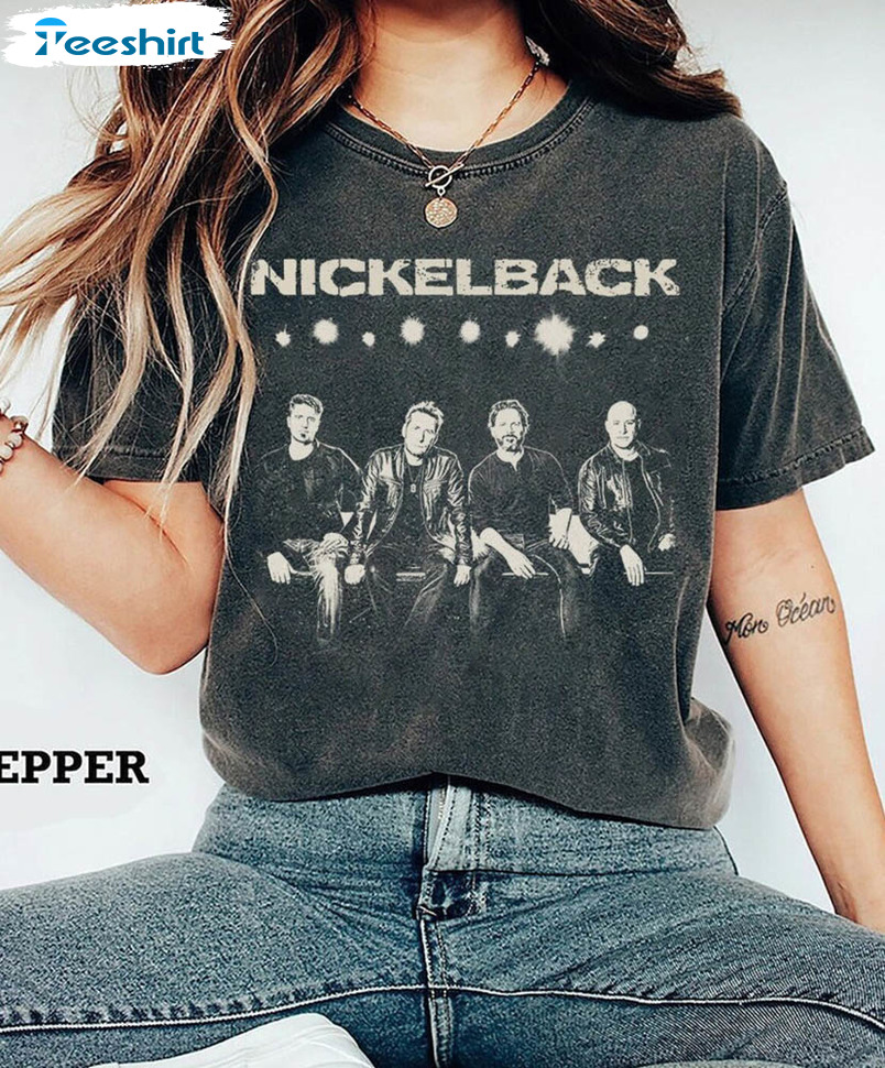 Reg Nickelback Band Shirt, Nickelback Get Rollin Tour 2023 Tee Tops Unisex Hoodie