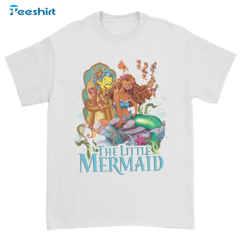 Vintage Disney The Little Mermaid Shirt, Princess Ariel Unisex T-shirt Long Sleeve