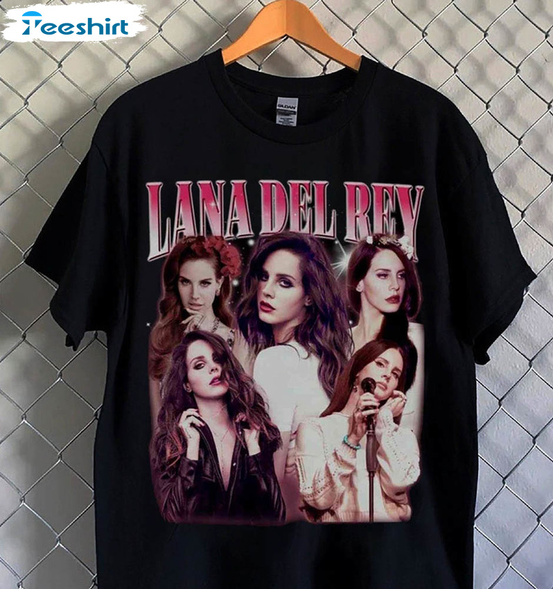 Lana Del Rey Concert Shirt, Retro Tee Tops Short Sleeve