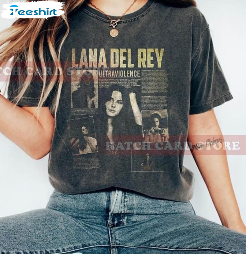 Comfort Colors Lana Del Rey Shirt, Vintage Design Sweater Crewneck