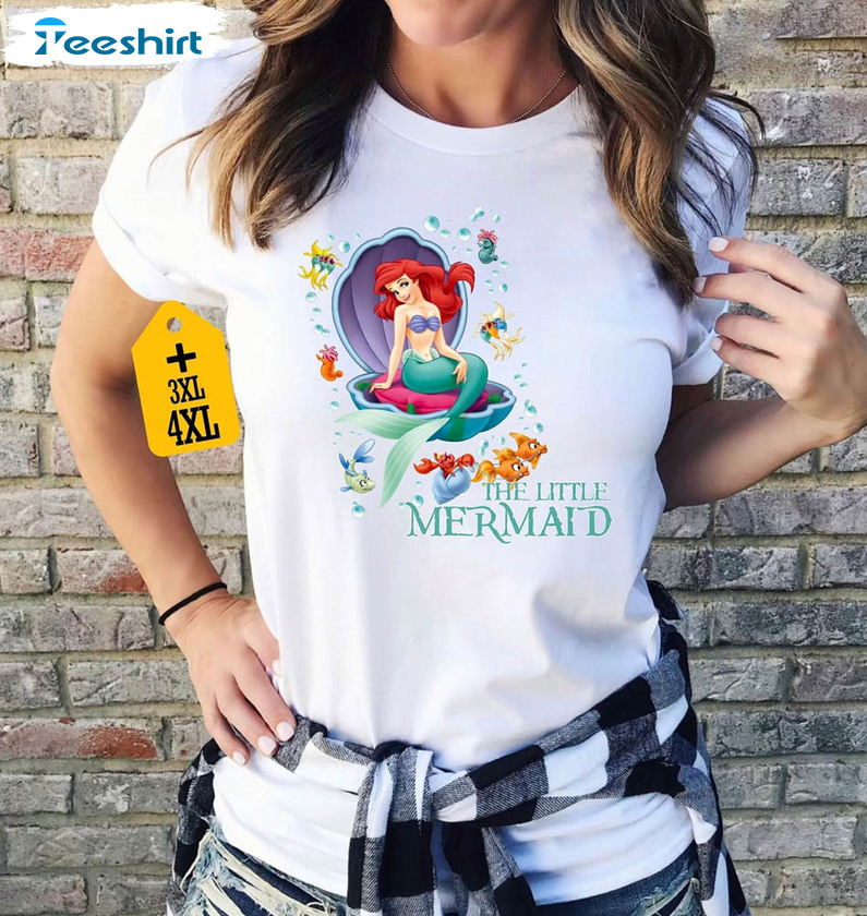The Little Mermaid Funny Shirt, Disney Princess Unisex Hoodie Tee Tops