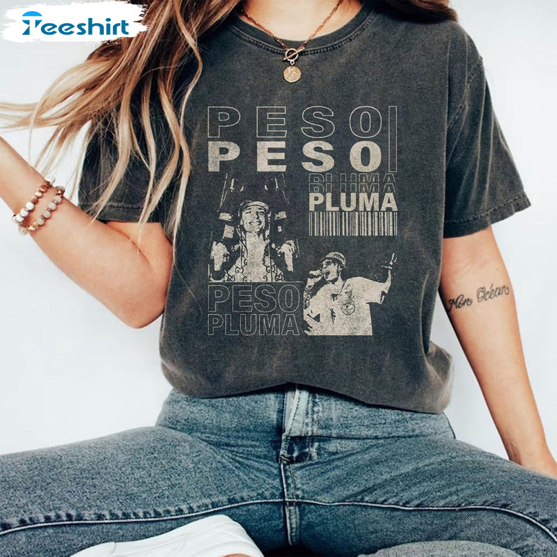 Comfort Peso Pluma Shirt, Peso Pluma World Tour 2023 Short Sleeve Short Sleeve