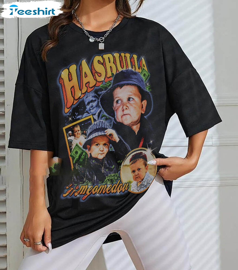 Hasbulla Celebrity Shirt, Vintage Crewneck Unisex T-shirt