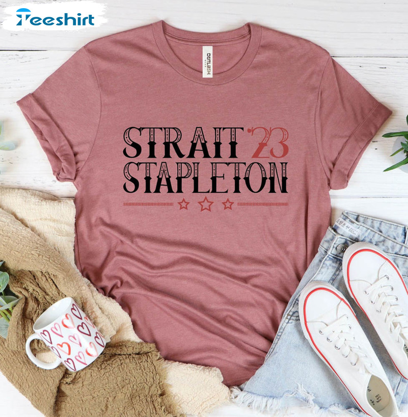 Chris Stapleton Shirt, Strait Stapleton 23 Short Sleeve Unisex T-shirt