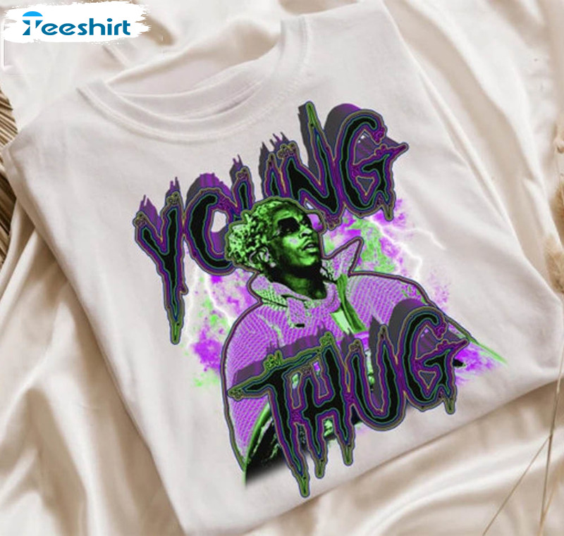 Young Thug Retro Shirt, Limited Long Sleeve Short Sleeve
