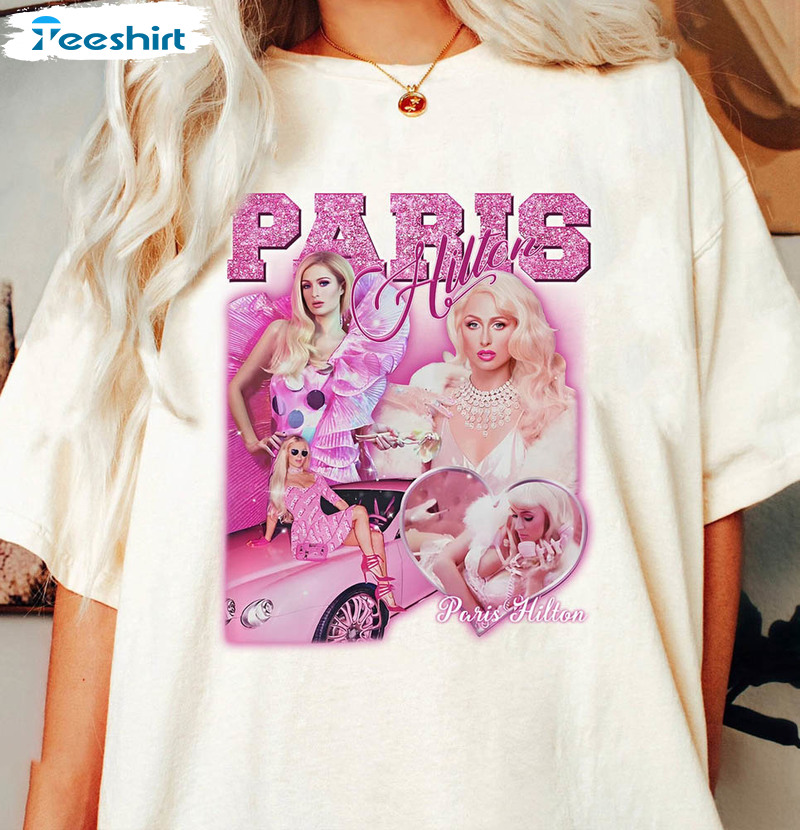 Paris Hilton Retro Shirt, Trending Crewneck Unisex T-shirt