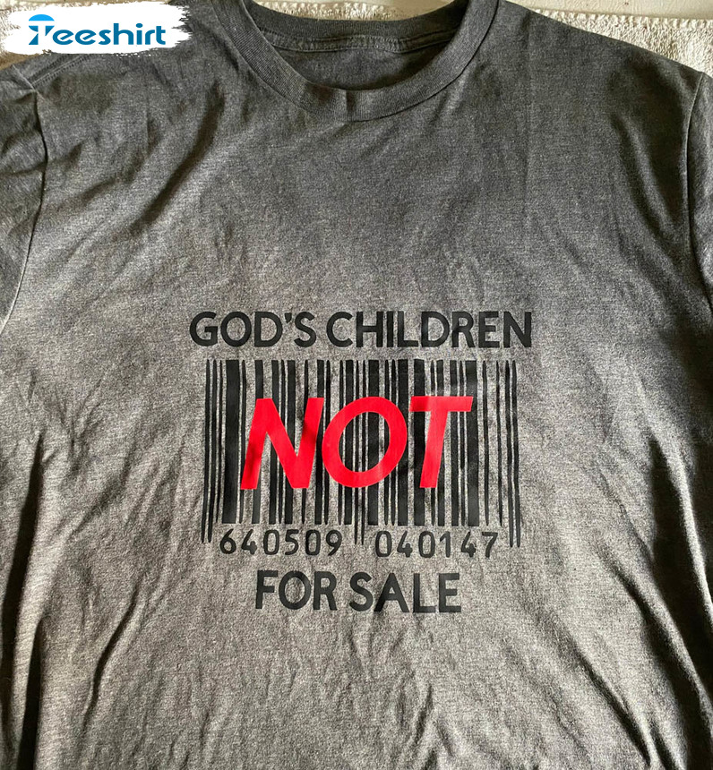 God's Children Are Not For Sale Shirt, Vintage Unisex T-shirt Tee Tops