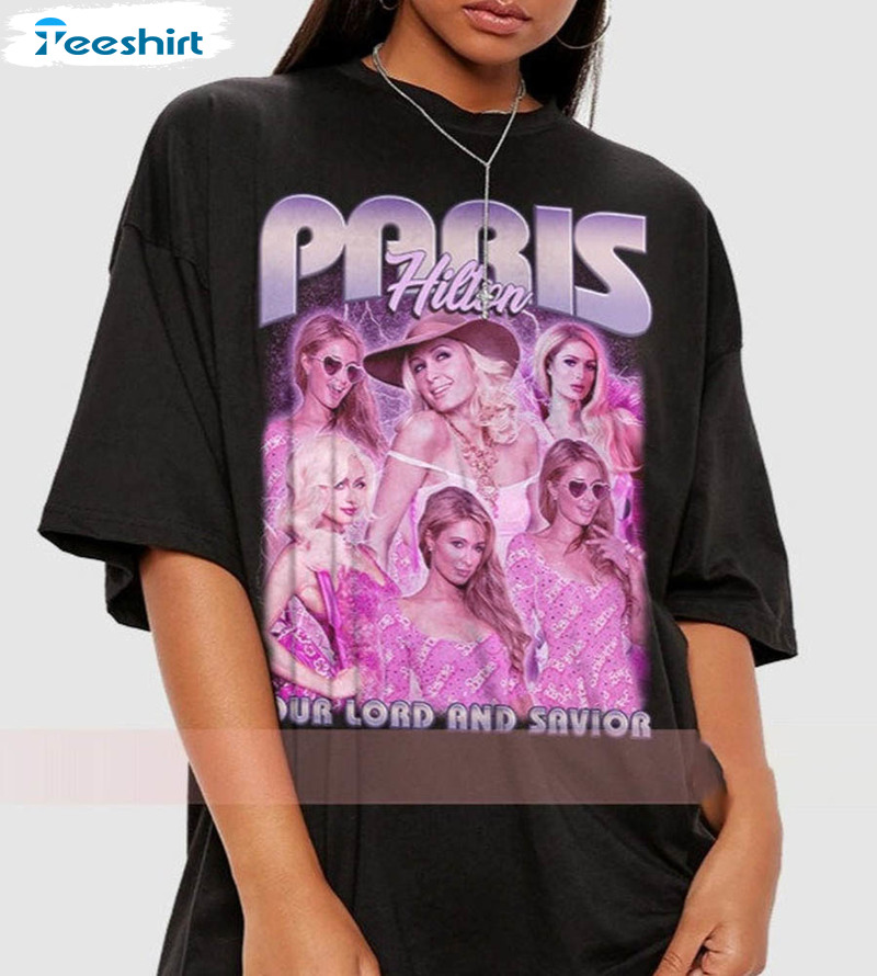 Paris Hilton Retro Shirt, Cute Unisex T-shirt Short Sleeve