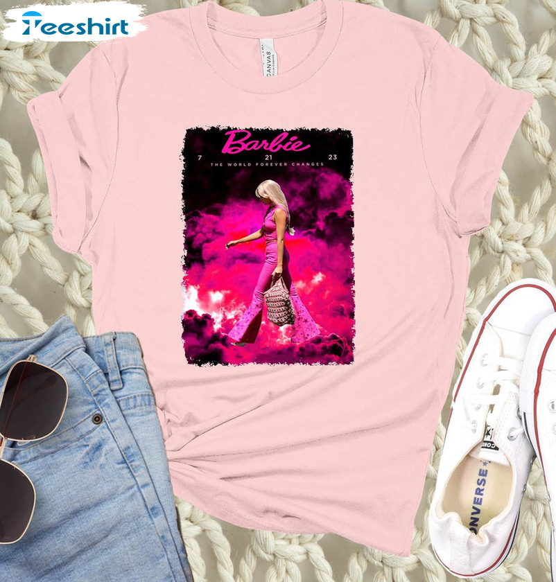 Barbie Movie Trendy Shirt, Come On Let's Go Party Long Sleeve Unisex T-shirt