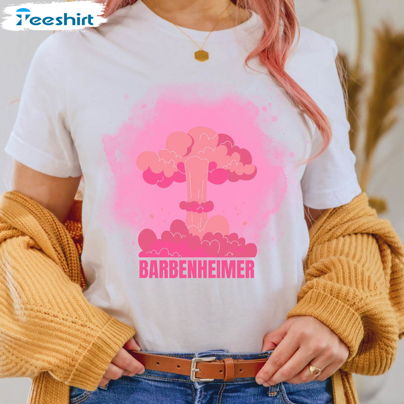 Original Barbenheimer Collab Shirt, Vintage Tee Tops Crewneck