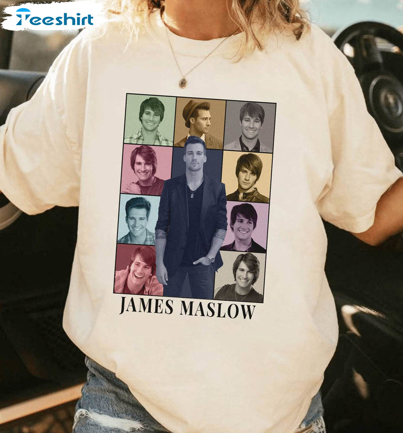 James Maslow Eras Style Shirt, Big Time Rush Vintage Unisex T-shirt Unisex Hoodie