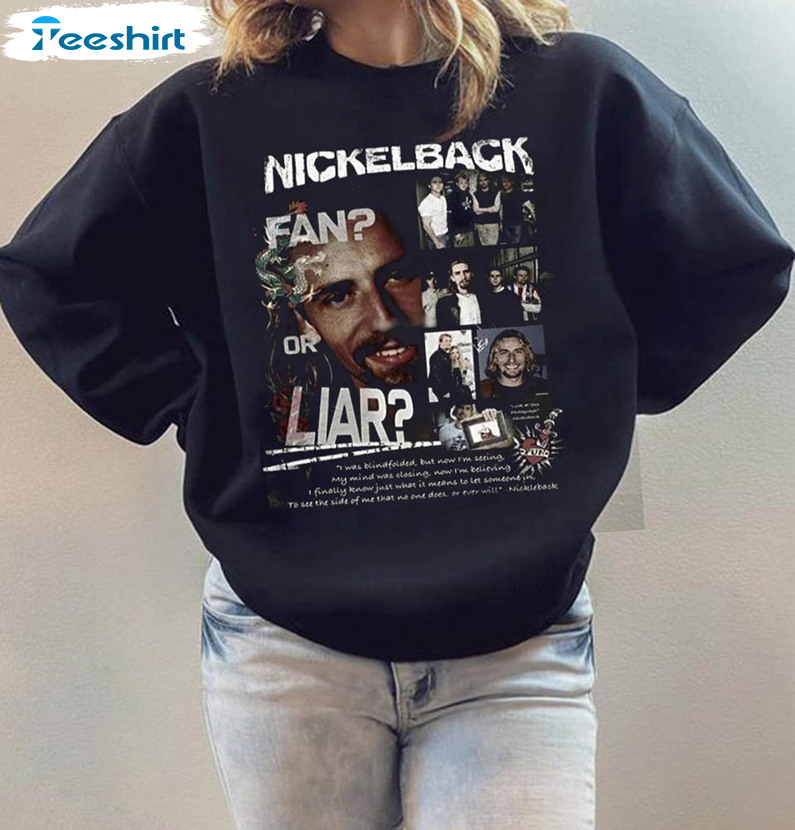 Vintage Nickleback Band Shirt, Nickleback Get Rollin Album 2023 Crewneck Unisex T-shirt