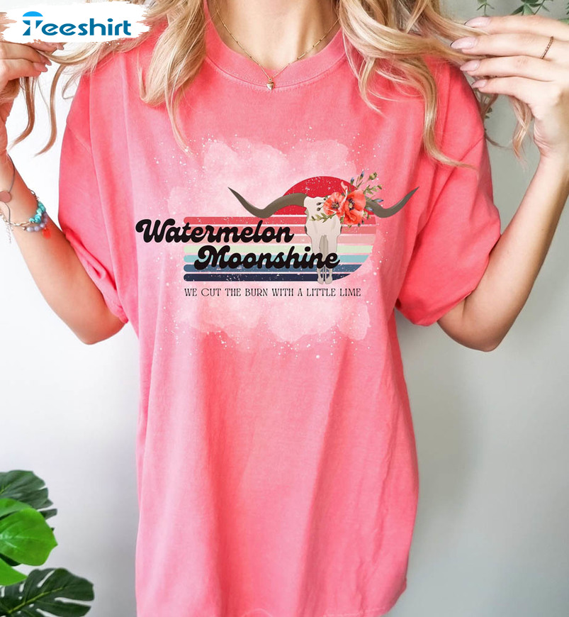 Watermelon Moonshine Concert Shirt, Lainey Wilson Sweatshirt Short Sleeve