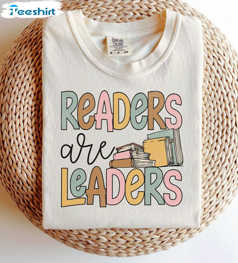 Retro Teacher Life Shirt, Reader Are Leader Unisex Hoodie Sweater