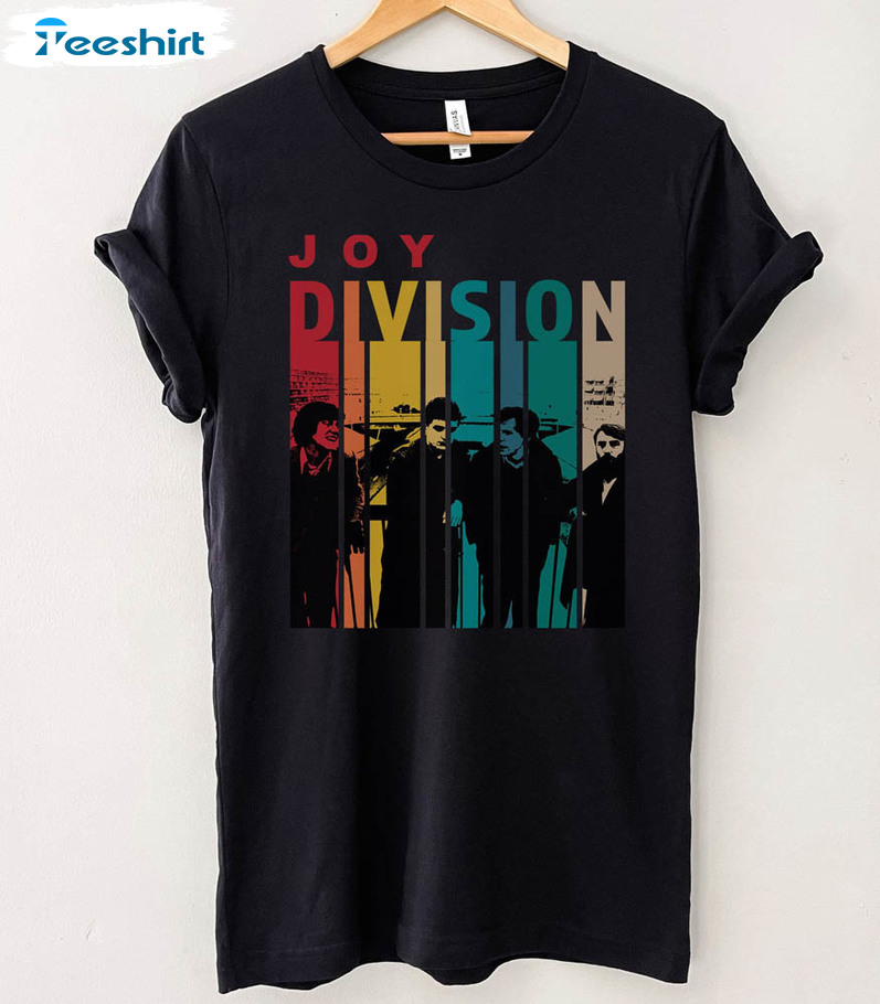 Joy Division Retro Shirt, Music Band Tour Unisex Hoodie Short Sleeve