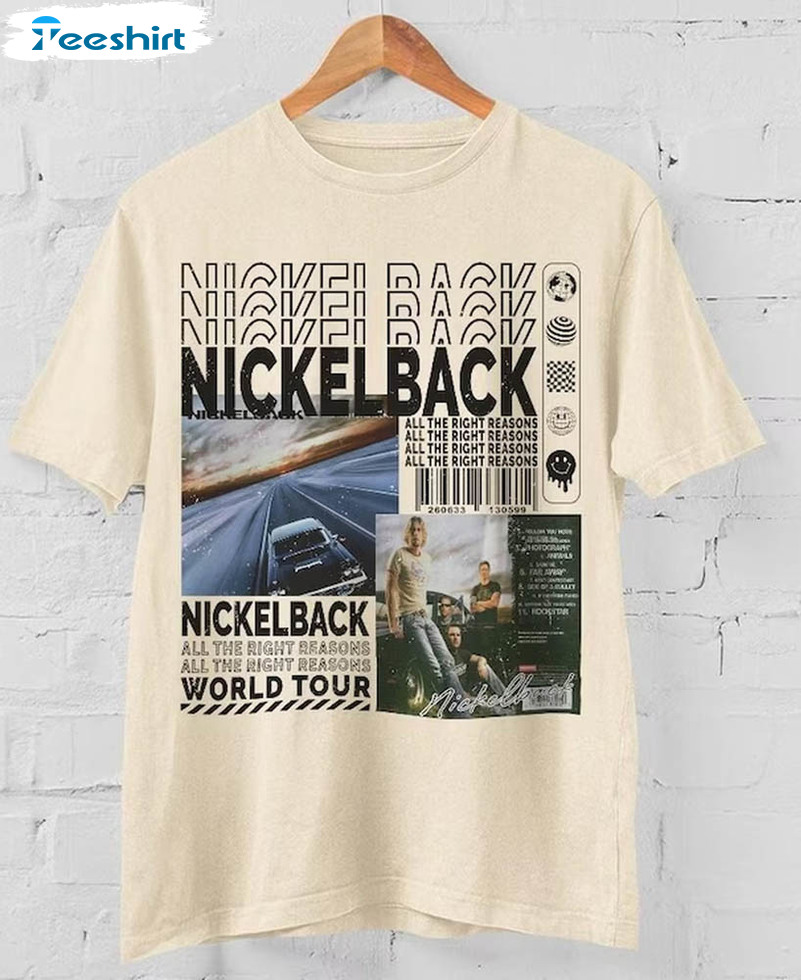 Nickelback Music Shirt, Vintage Get Rollin Tour 2023 Sweater Unisex T-shirt