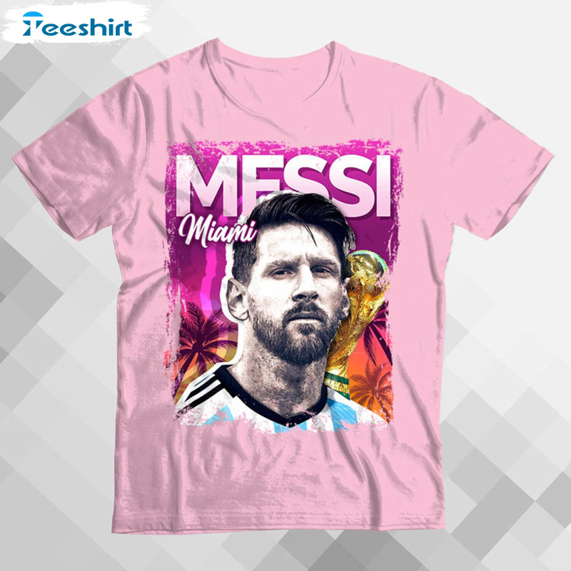 Messi Miami Shirt, Retro Miami Messi Unisex Hoodie Tee Tops