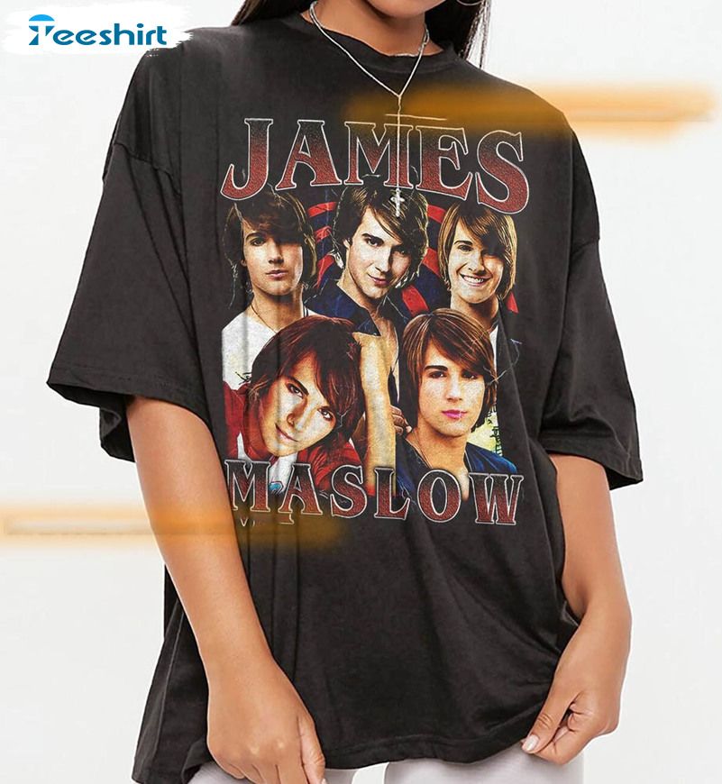 James Maslow Vintage Shirt, Big Time Rush Long Sleeve Short Sleeve For Him And Her