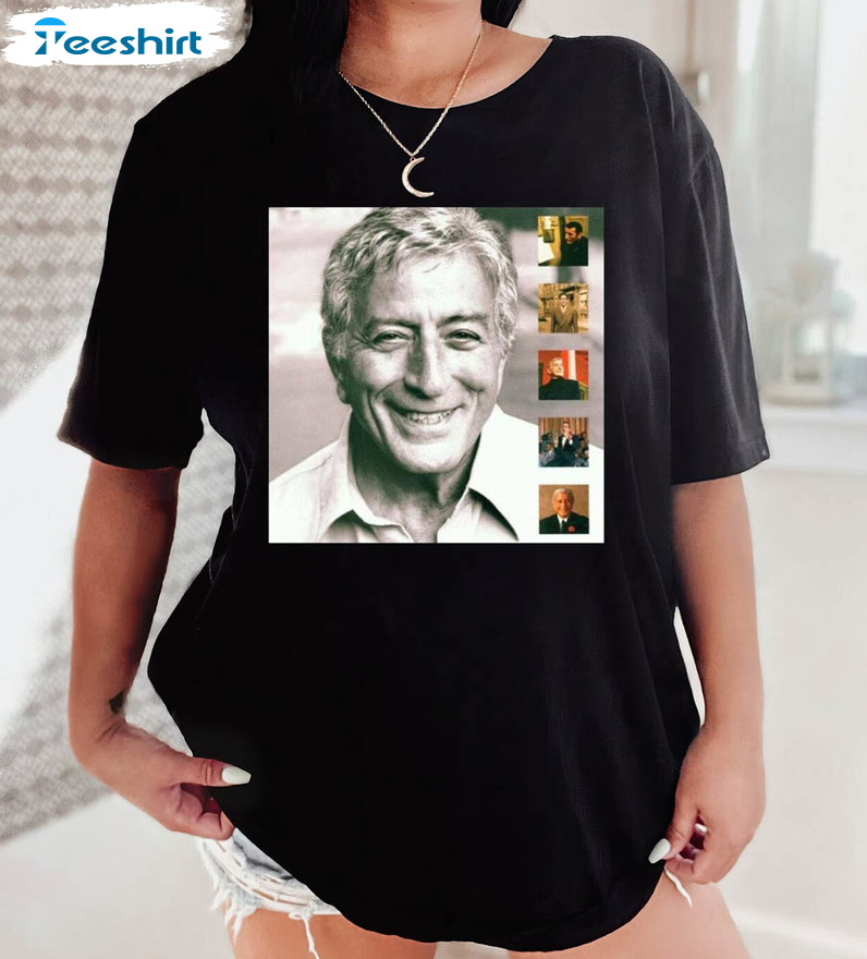 Rip Tony Bennett Shirt , Jazz Tony Bennett Crewneck Unisex Hoodie