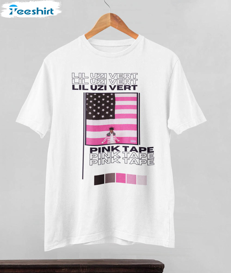 Lil Uzi Vert Pink Tape Album Cover Shirt, Pink Tape Unisex T-shirt Crewneck