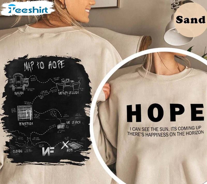 Nf Rapper Hip Hop Shirt, Nf Hope Tracklist Unisex T-shirt Long Sleeve