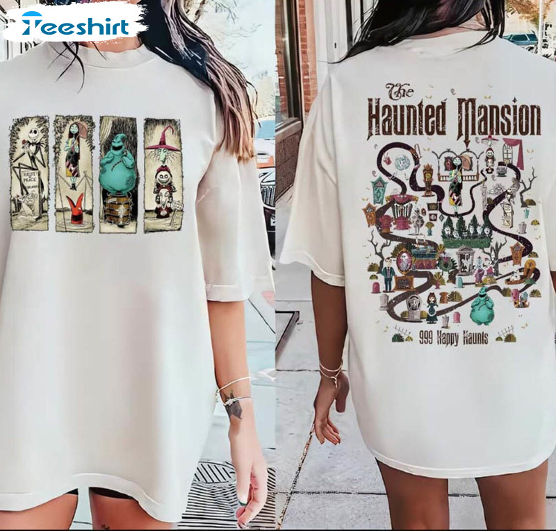 Haunted Mansion Shirt, The Nightmare Before Christmas Sweater Crewneck