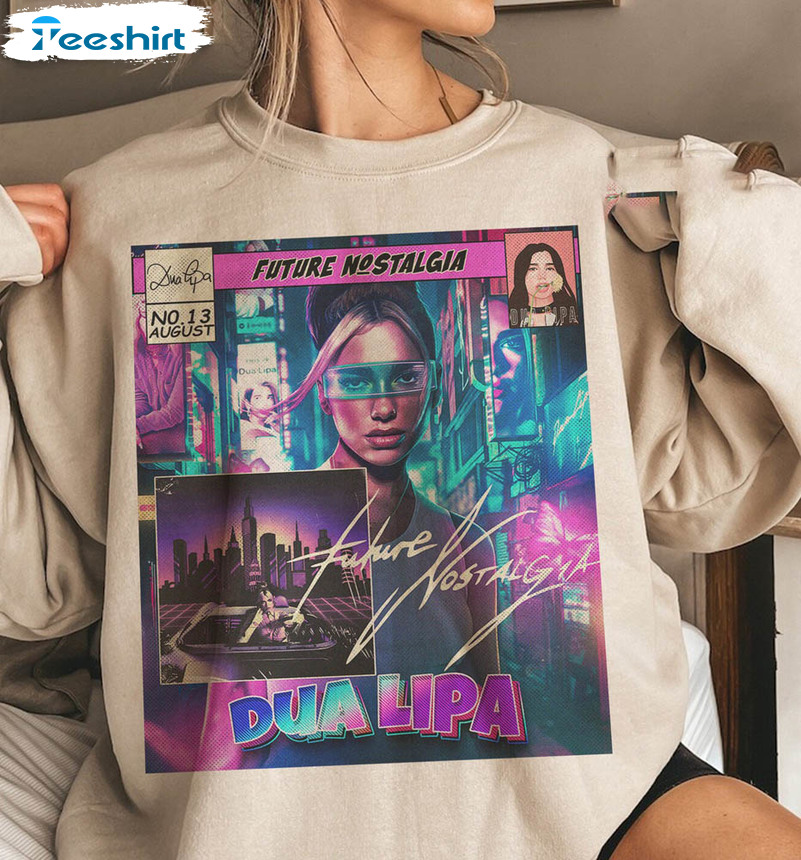 Dua Lipa Shirt, Dua Lipa Future Nostalgia Unisex Hoodie Tee Tops