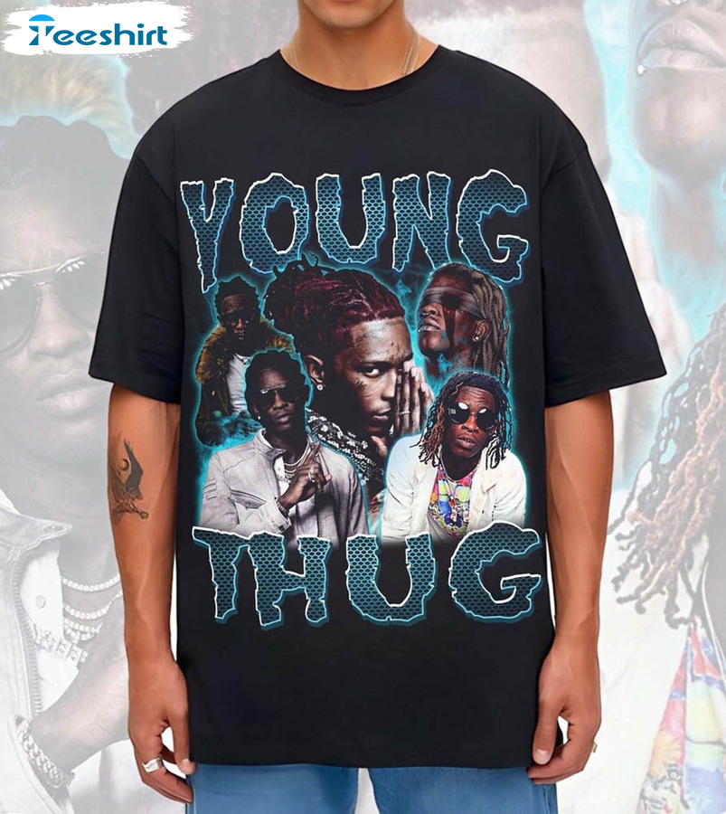 Young Thug Vintage Shirt, Young Thug Rapper Unisex T-shirt Hoodie