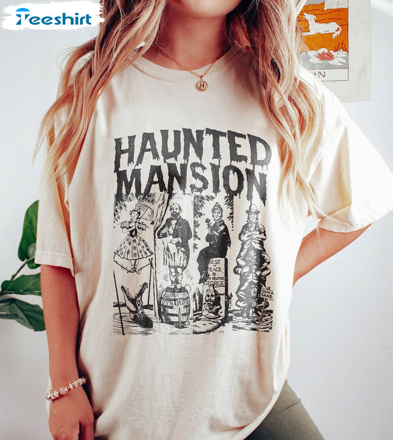 Comfort Colors The Haunted Mansion Shirt, Halloween Hoodie Unisex T-shirt