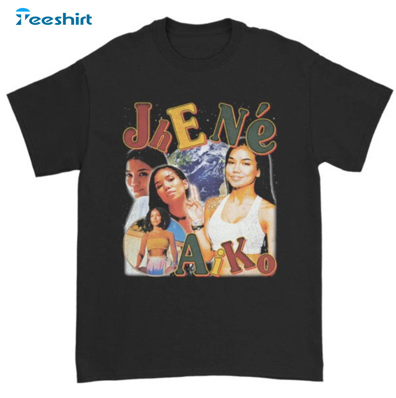 Jhene Aiko Retro Shirt, Rap Music Crewneck Unisex T-shirt