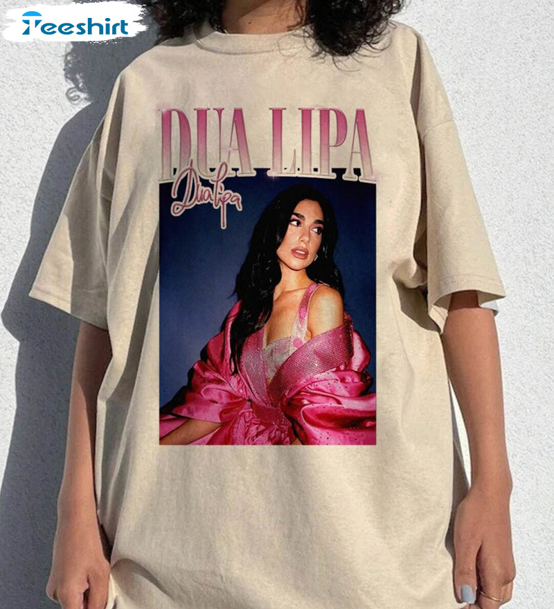 Dua Lipa Graphic Tour 2023 Shirt, Future Nostalgia Rapper Tee Tops Sweatshirt