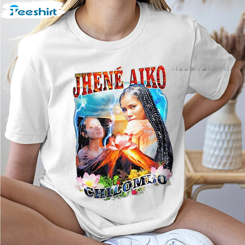 Limited Jhene Aiko Shirt, Hip Hop Short Sleeve Sweater