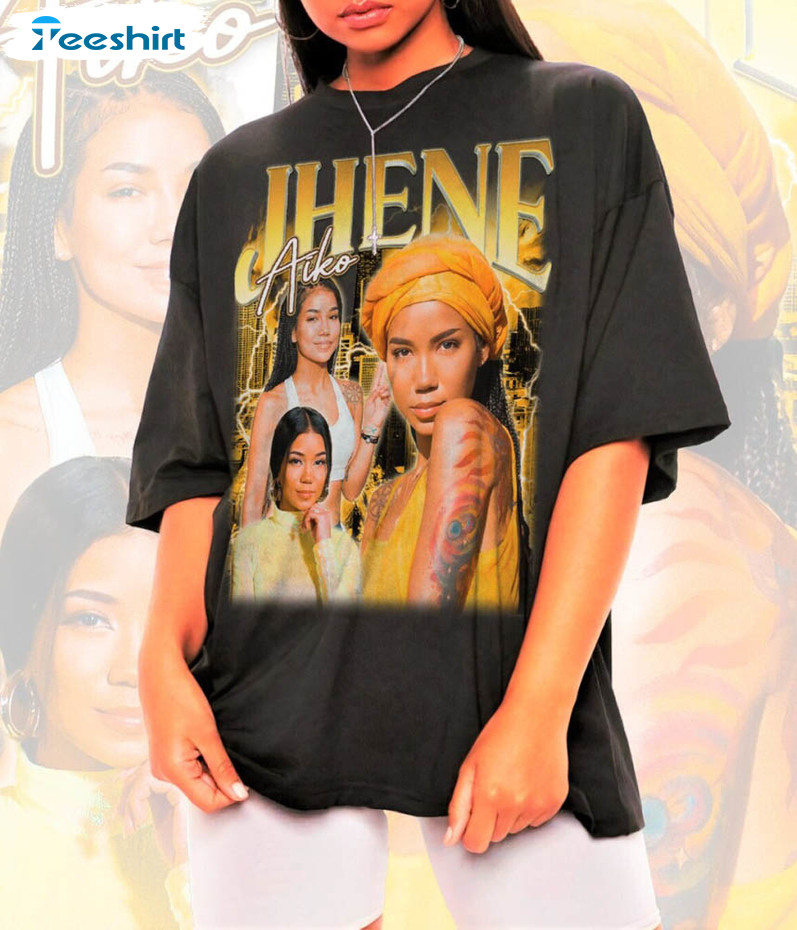 Retro Jhene Aiko Shirt, Vintage Design Crewneck Unisex Hoodie
