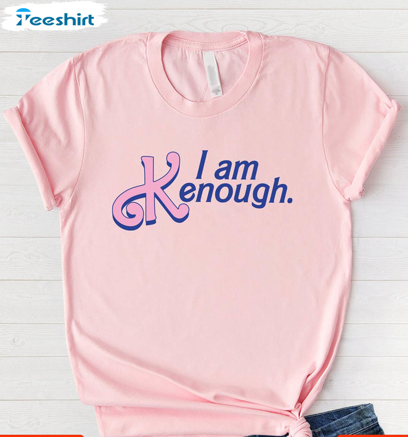I Am Kenough Trendy Shirt, Barbi Movie Retro Long Sleeve Unisex T-shirt