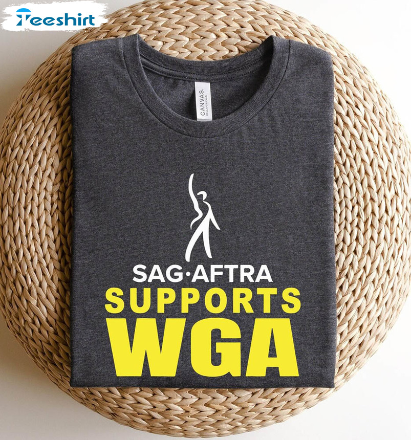 Sag Aftra Strike Comfort Shirt, Screen Actors Guild Strike Gear I Tee Tops Crewneck