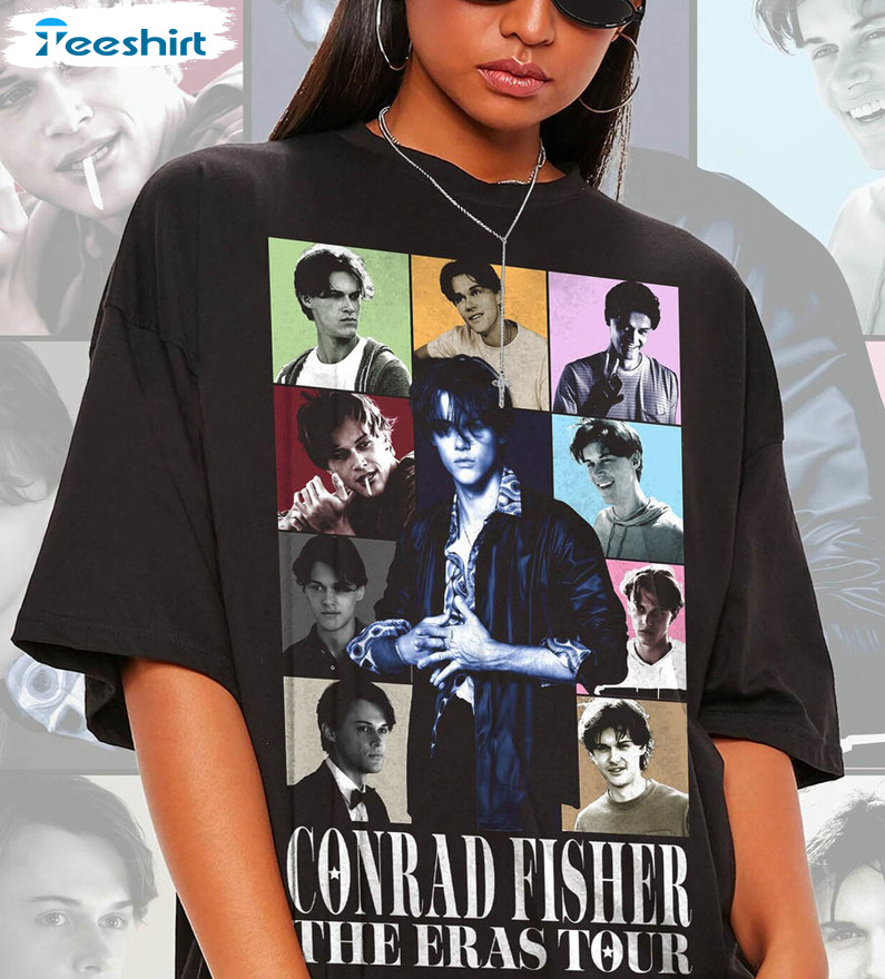 Conrad Fisher The Eras Tour Retro Shirt, Eras Tour Tee Tops Short Sleeve