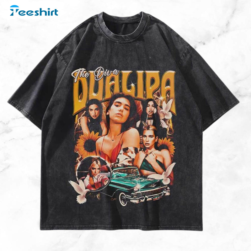 Dua Lip Album Shirt, Vintage Style Crewneck Unisex Hoodie