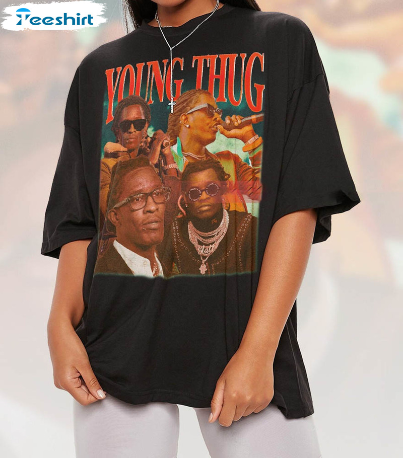 Young Slatt Thug Young Shirt, Mighty Little Man Crewneck Unisex T-shirt