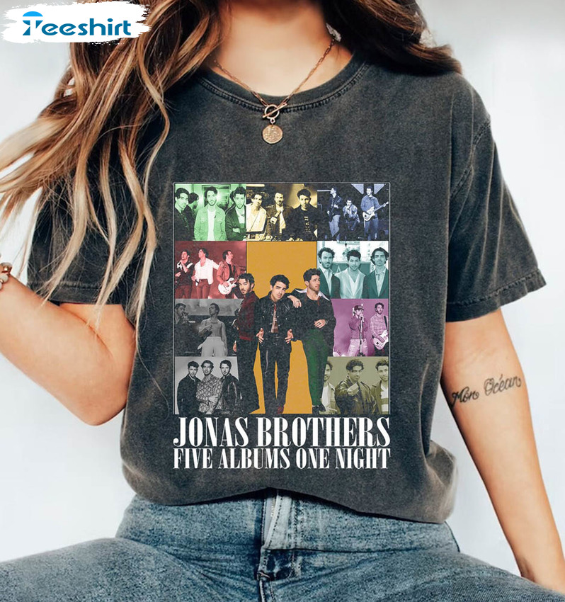 Retro Jonas Brothers The Eras Tour Shirt, Jonas Brother Unisex T-shirt Crewneck