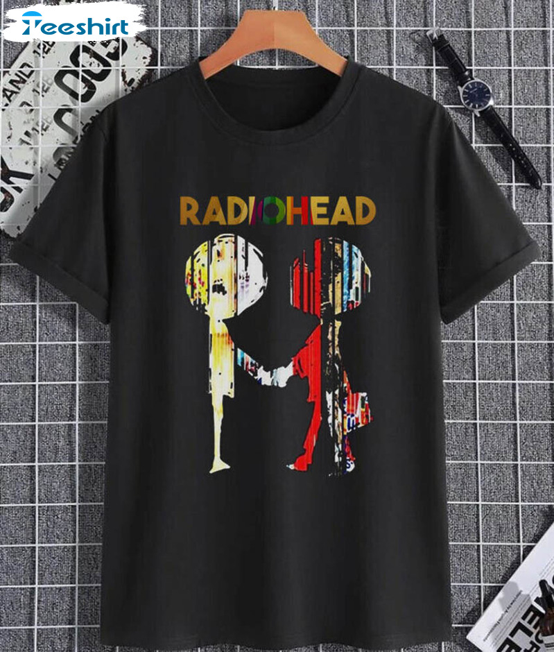 Radiohead Rock Music Shirt, Radiohead Tour T-shirt Crewneck