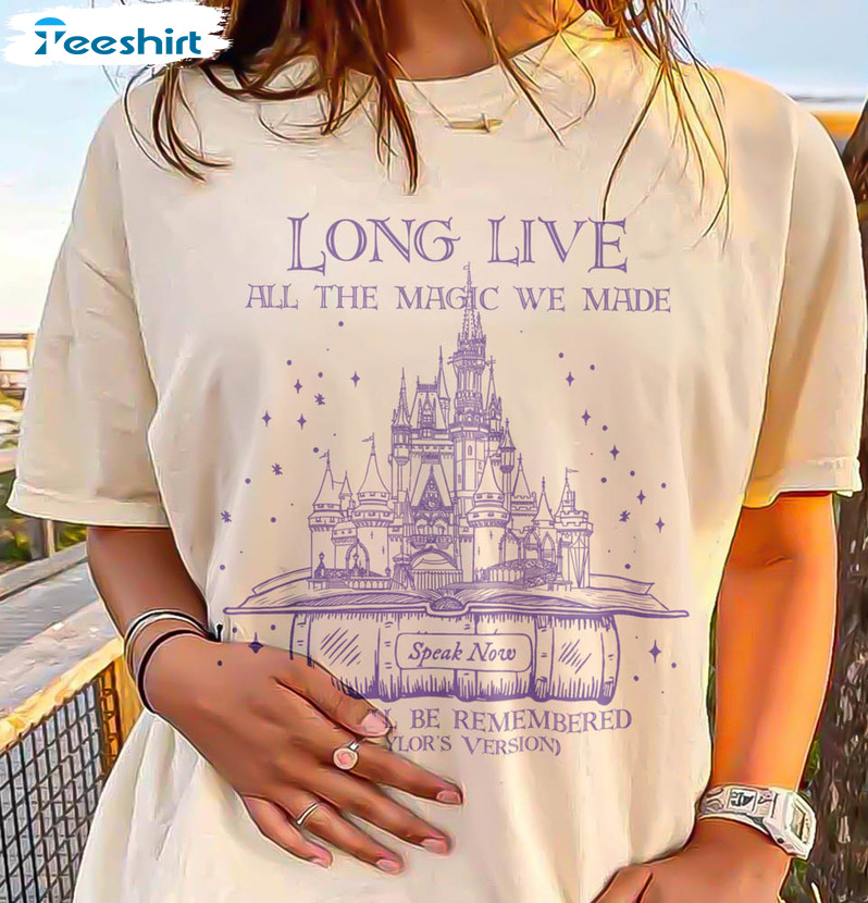 Comfort Colors Long Live All The Magic We Made Shirt, Taylor's Version Sweater Unisex T-shirt