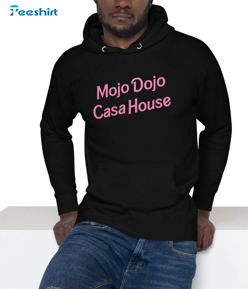 Mojo Dojo Casa House Retro Shirt, Comfort Long Sleeve Unisex T-shirt