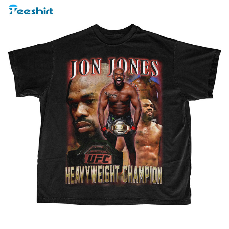 Jon Jones Ufc Shirt, Champion Short Sleeve Crewneck