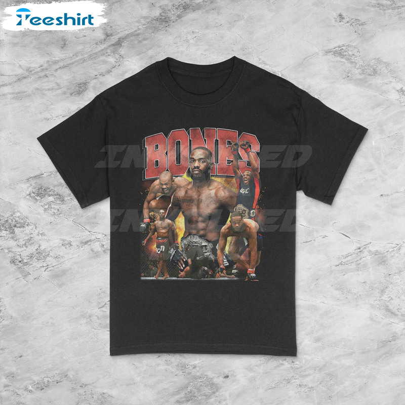 Vintage Retro Jon Jones Shirt, Ufc Trendy Unisex T-shirt Short Sleeve